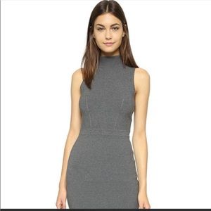MILLY Gray Sleeveless Sheath Dress Size P (0-2) Bodycon Elegant